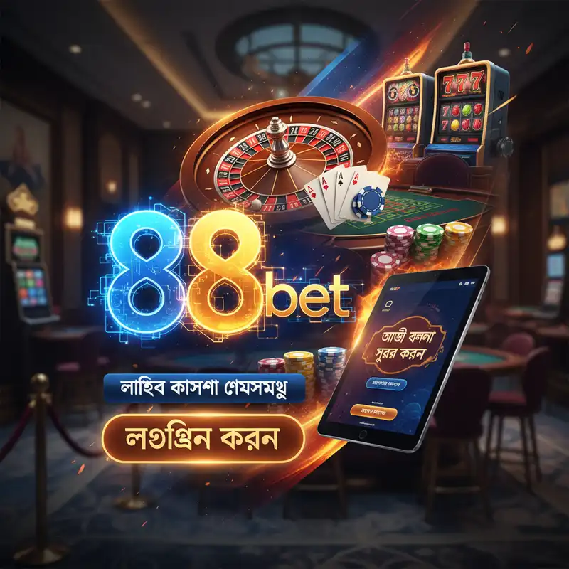 888bet লাইভ ক্যাসিনো গেমসমূহ এবং লগইন গাইড